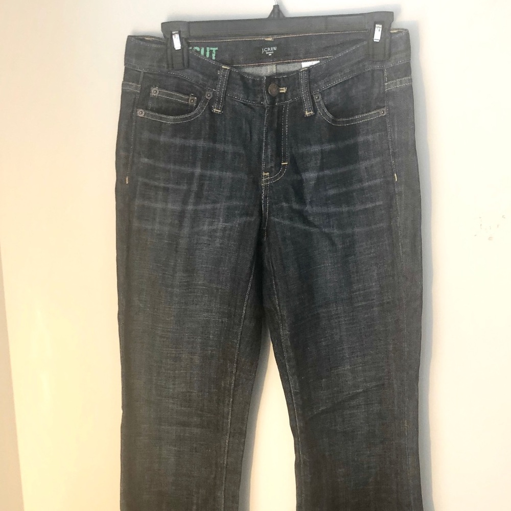 J Crew Dark Wash Bootcut Jeans 26 Short‎